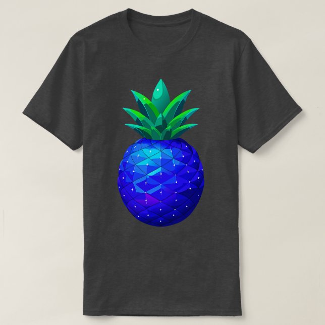 Blå ananas TShirt 1 T Shirt (Design framsida)