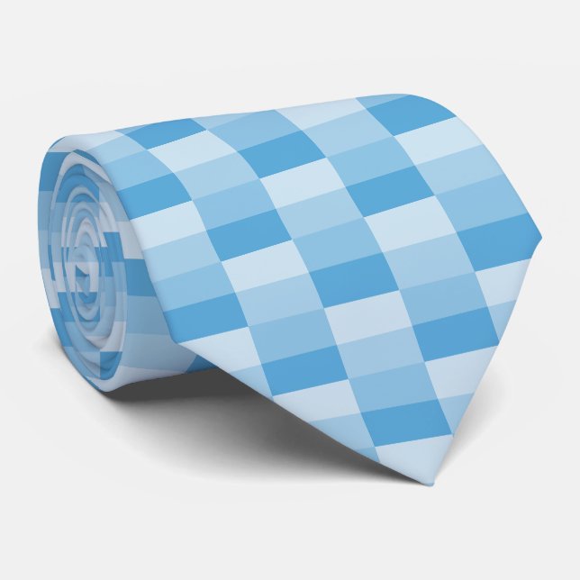 Blå ängel-färgkombination slips (Rullad)