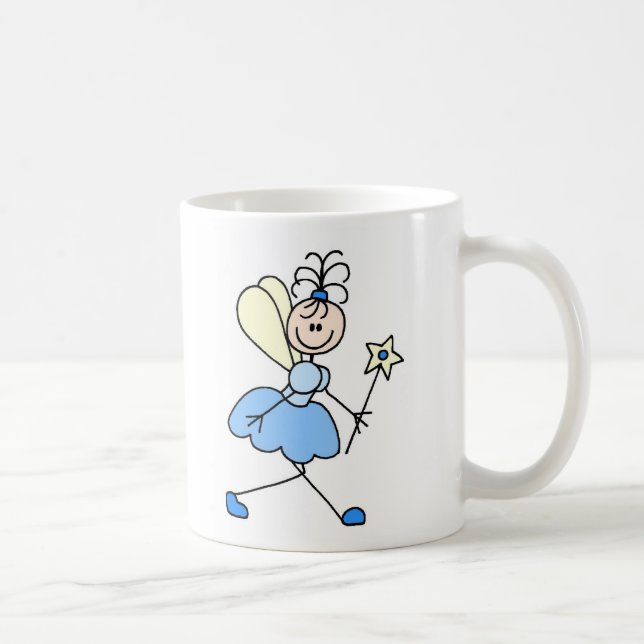 Blå Ängel Pinfigure Mugg (Höger)