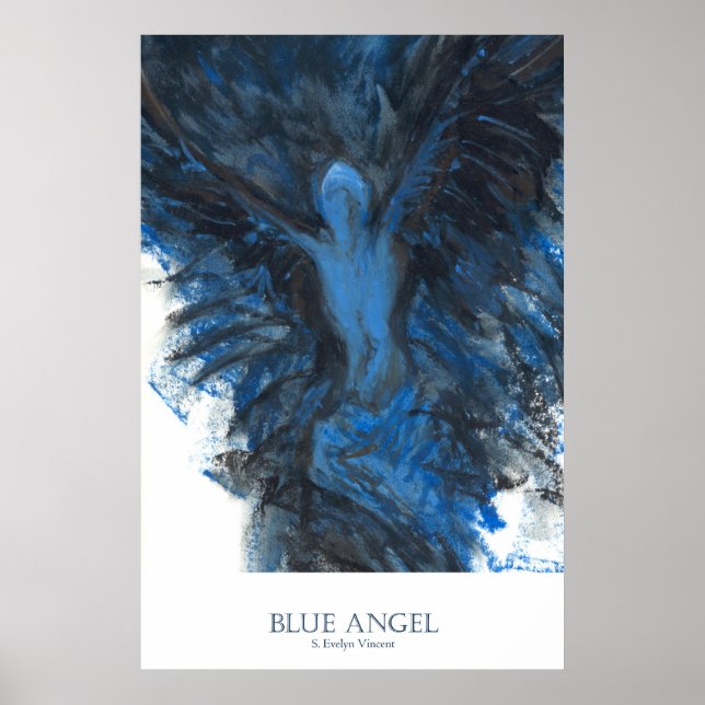 Blå ängel poster (Framsidan)