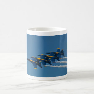 Blå Änglar Echelon-bildningen Kaffe Mugg