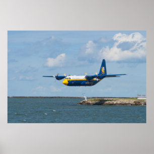 Blå Änglar Tjock Albert low take off Poster