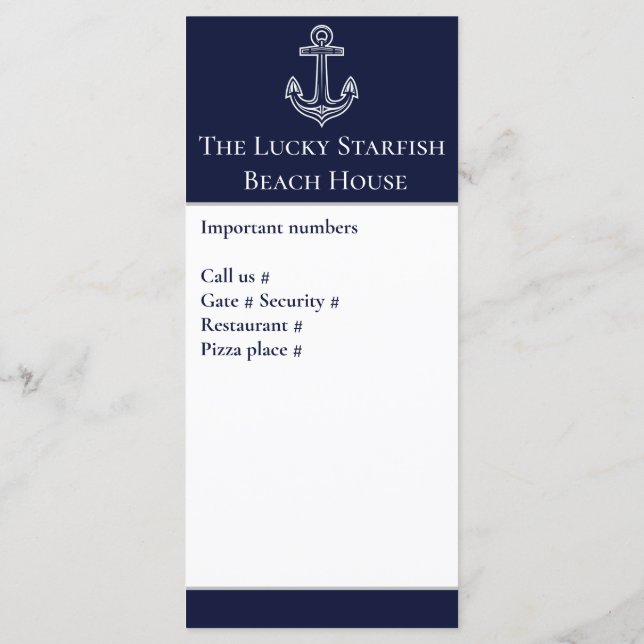 Blå ankor för marinens flotta, Monogrammed Duve (Baksida)