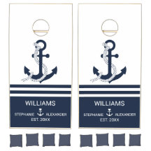 Blå ankor, vit Rand i sjöflottan