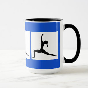 Blå/Anpassa Färg/kombinationskkaffe Mugg/Kopp Mugg