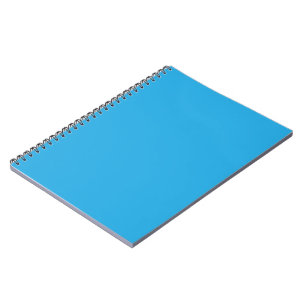 Blå anteckningsbok Ljust minimal spiraljournal