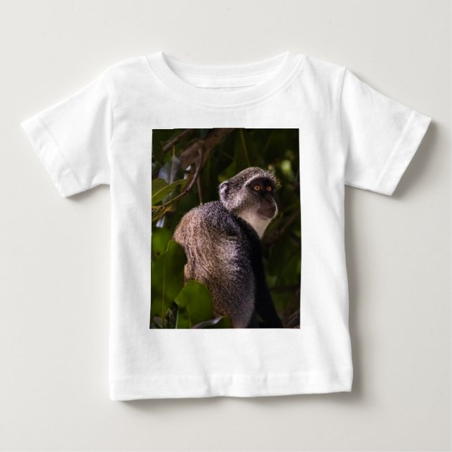 Blå apa, Zanzibar T Shirt (Framsida)