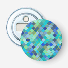 Blå Aqua Marockansk mosaik Flasköppnare