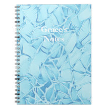 Blå Aqua och Vita till Monogram