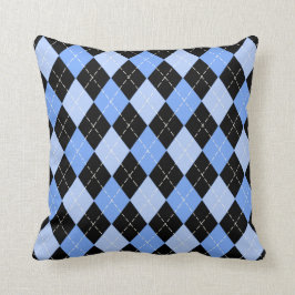 Blå Argyle Mönster American MoJo Pillows Kudde