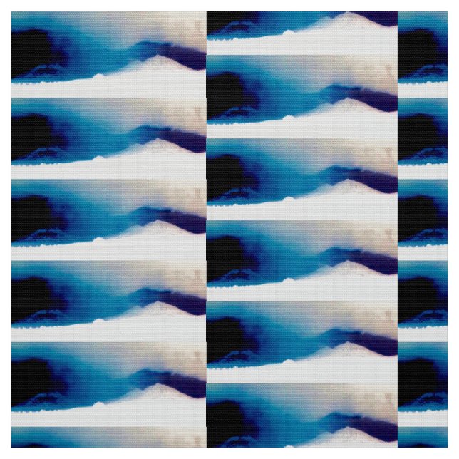 Blå Åska Tyg (Provkarta)