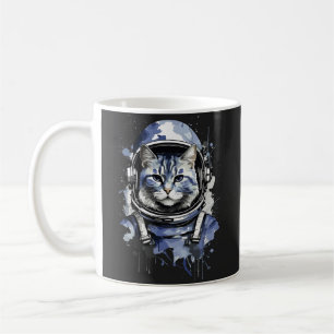 Blå astronaut, Stänk design Kaffemugg