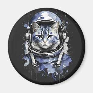 Blå astronaut, Stänk design Magnet