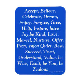 Blå återställningsmagnet magnet