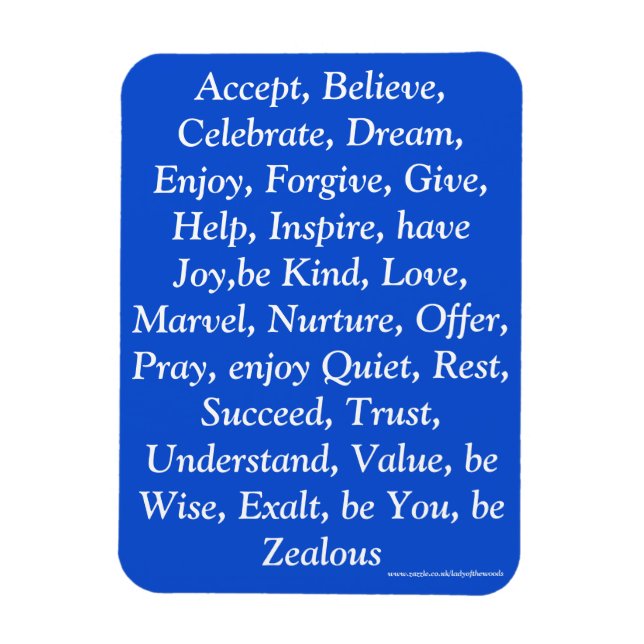 Blå återställningsmagnet magnet (Vertikal)