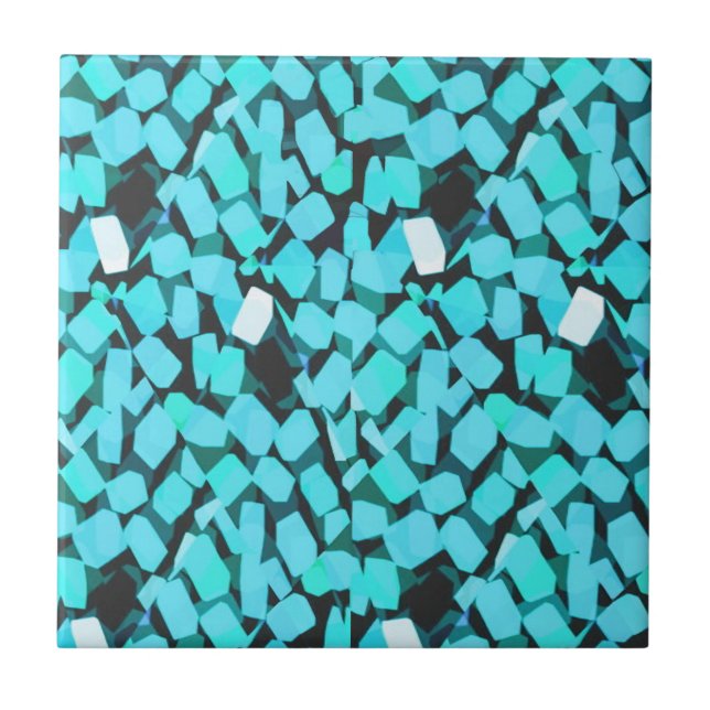 Blå Avalanche, liten ruta Kakelplatta (Framsidan)