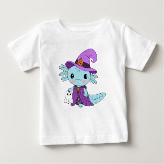 Blå axolotl Halloween T Shirt