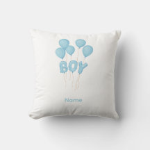 Blå Baby Boy Ballongfirande