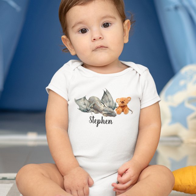 Blå Baby-draken med Nalle T Shirt (Skapare uppladdad)