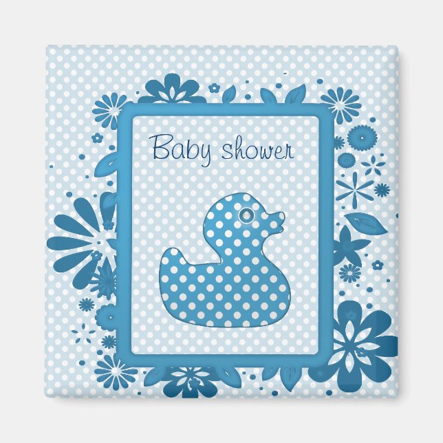 blå baby ducky magnet (Framsidan)