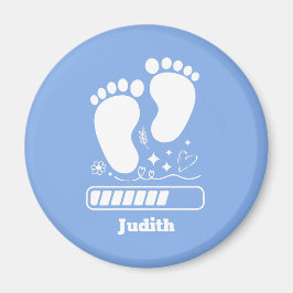 Blå Baby-last Magnet