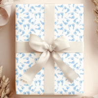 Blå Babys Fötter Avtryck Baby Shower Mönster