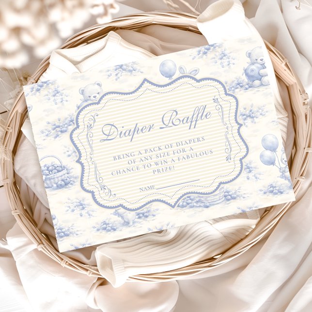 Blå båge Blåbärsträdgårdens blöjlotteri Tilläggskort (Skapare uppladdad)