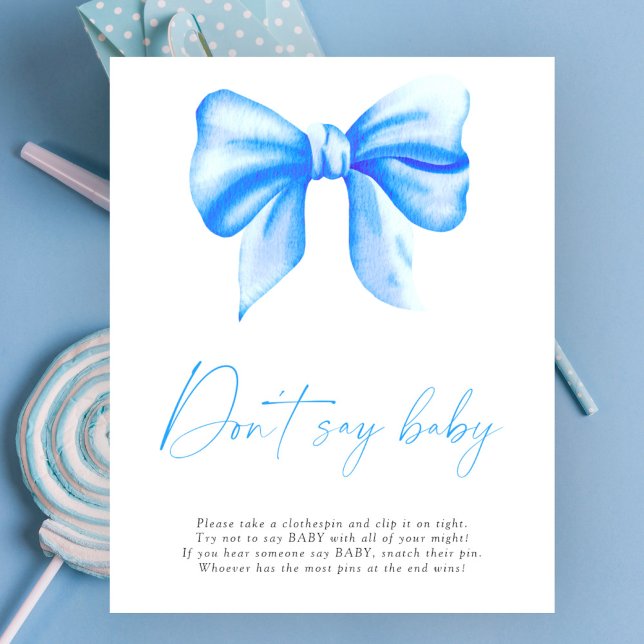 Blå båge - Säg inte baby Poster (Skapare uppladdad)