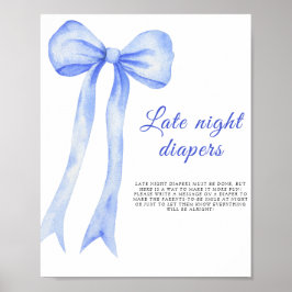 Blå båge - Sängvätningsspel på natten Poster