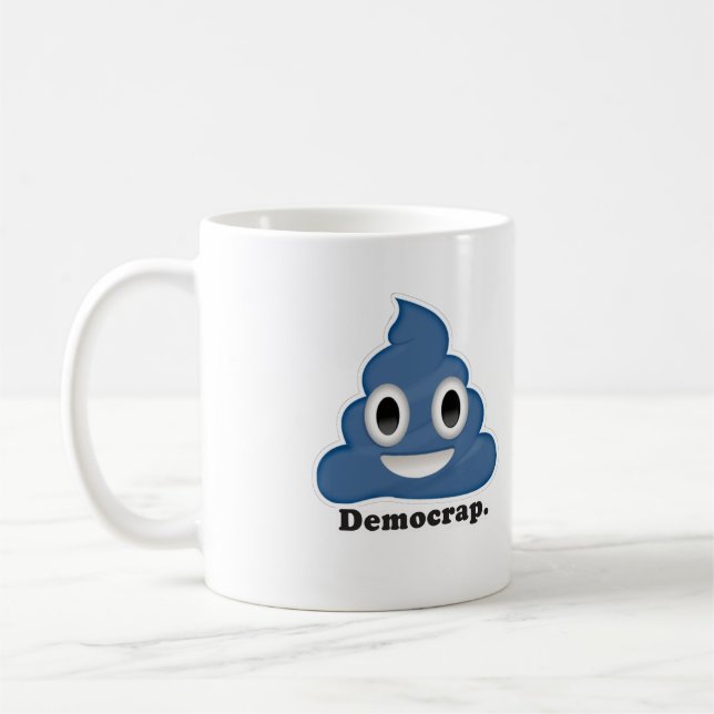 Blå Bajs Demokratt - Kaffemugg (Vänster)