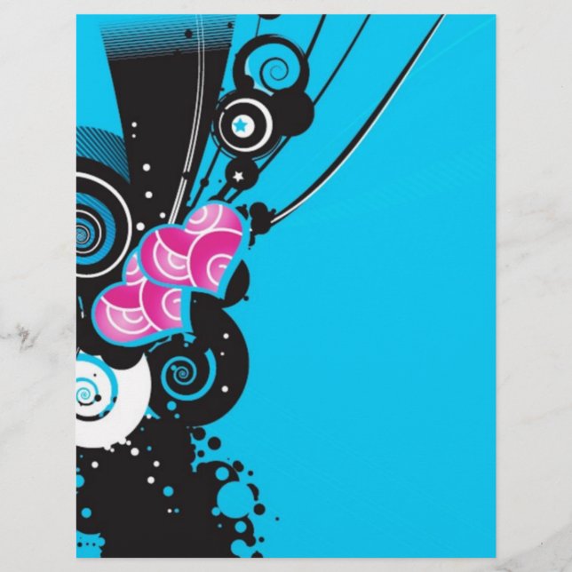 blå bakgrund med former (Framsida)