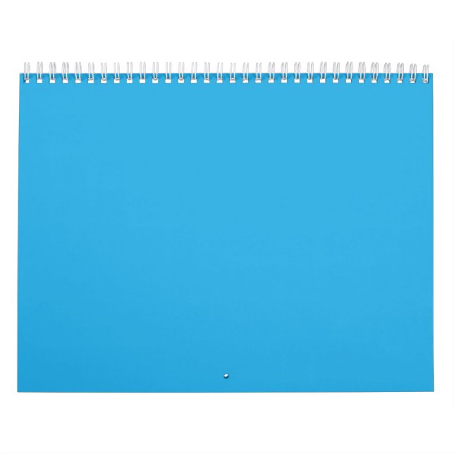 blå bakgrund med kalender (Omslag)