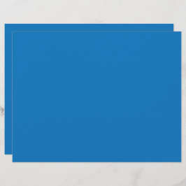 blå bakgrund med svart och vit klocka brevhuvud