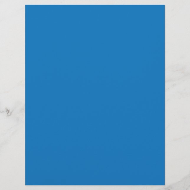 blå bakgrund med svart och vit klocka reklamblad (Framsidan)