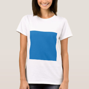 blå bakgrund med svart och vit klocka t shirt