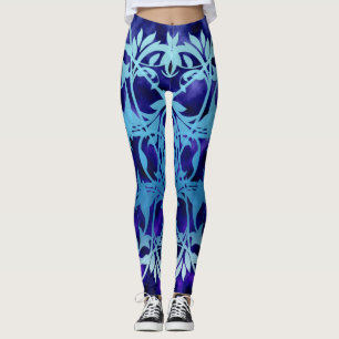 Blå baljväxter av Grind Leggings