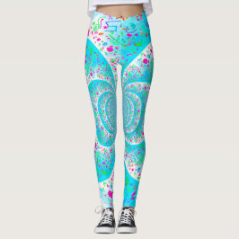 Blå baljväxter av Spiral Leggings