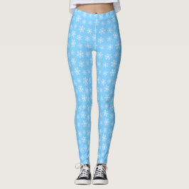 Blå baljväxter leggings