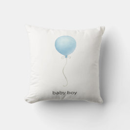 Blå ballong kudde