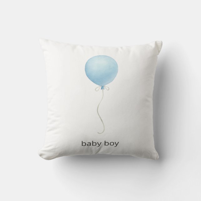 Blå ballong kudde (Framsida)