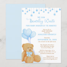 Blå ballonger i Nallen Stars Babykläder