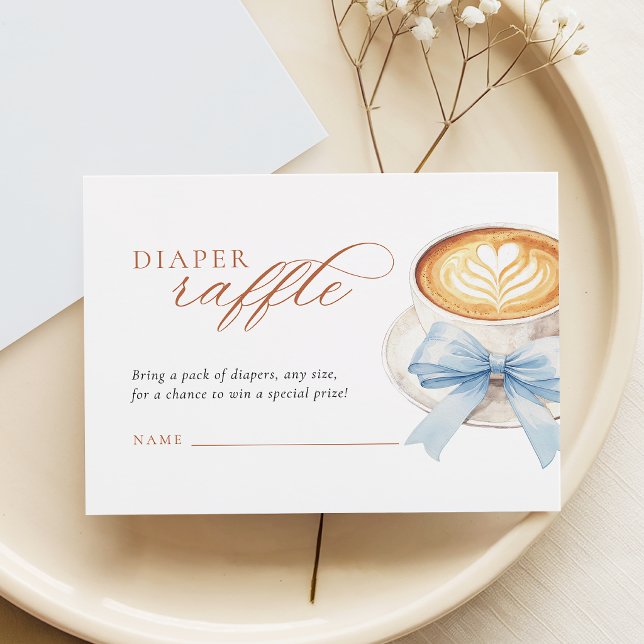 Blå Band Kaffe Blöjlotteri Kort (Skapare uppladdad)