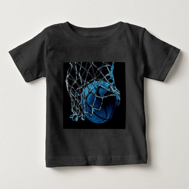 Blå Basket T-shirt (Framsida)