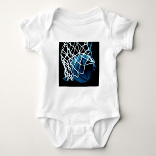 Blå Basketboll T-shirt