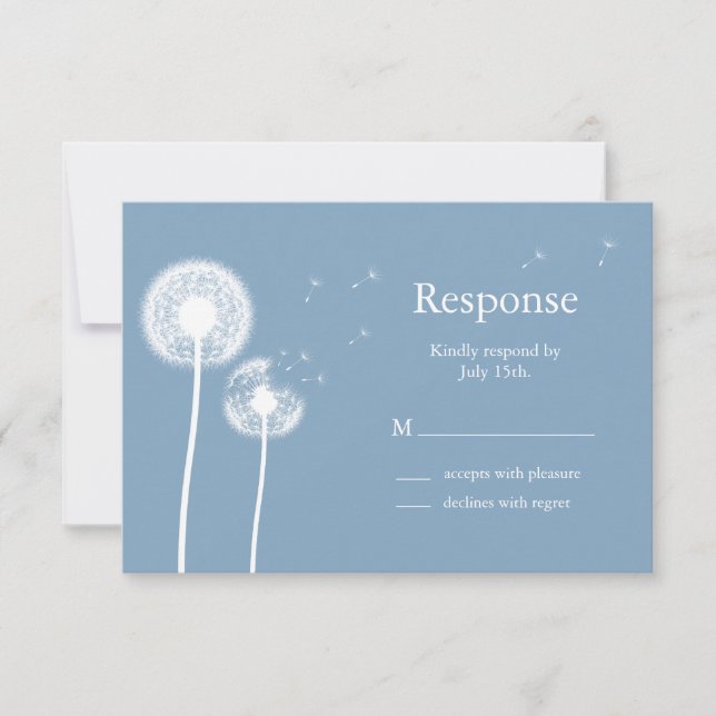 Blå bästa Önskemål! OSA Kort (Framsida)