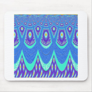 Blå batik musmatta