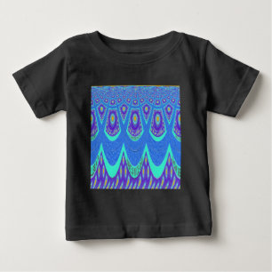 Blå batik t-shirt