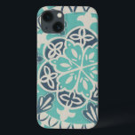 Blå batikplattan I<br><div class="desc">Blomster</div>