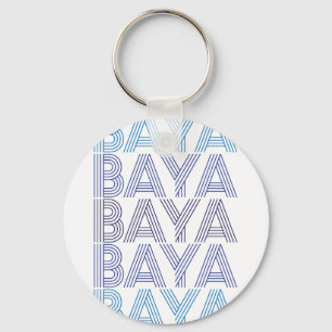Blå Baya-nyckelkedjan Nyckelring