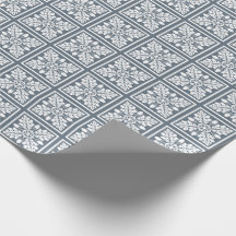 Blå Bayoux Acorn och Löv Tile Design